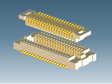 0.5板对板连接器